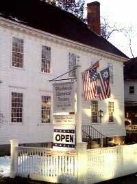The Woodstock Historical Society's Dana House on Elm Street
